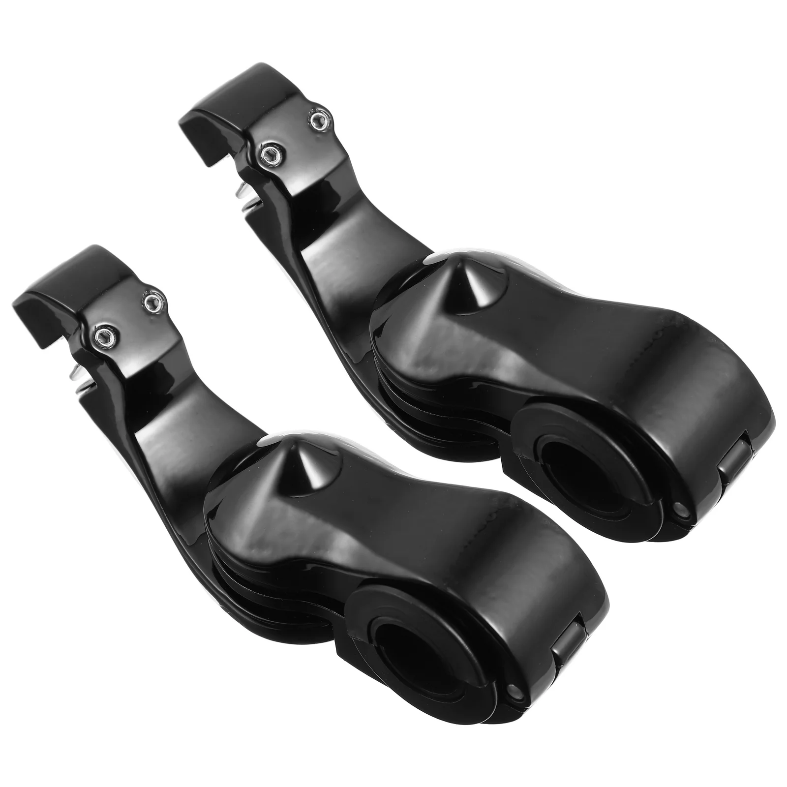 

2 Pcs Motocross Pedal Bracket Footrest Mount Motorcycle Pegs off Road Accessories Black