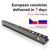 LED 18x12w RGBW 4 in 1 Light Strip Silent Color Light Strip DMX512 Pixel Control Professional DJ Disco Wall Light Stage Light