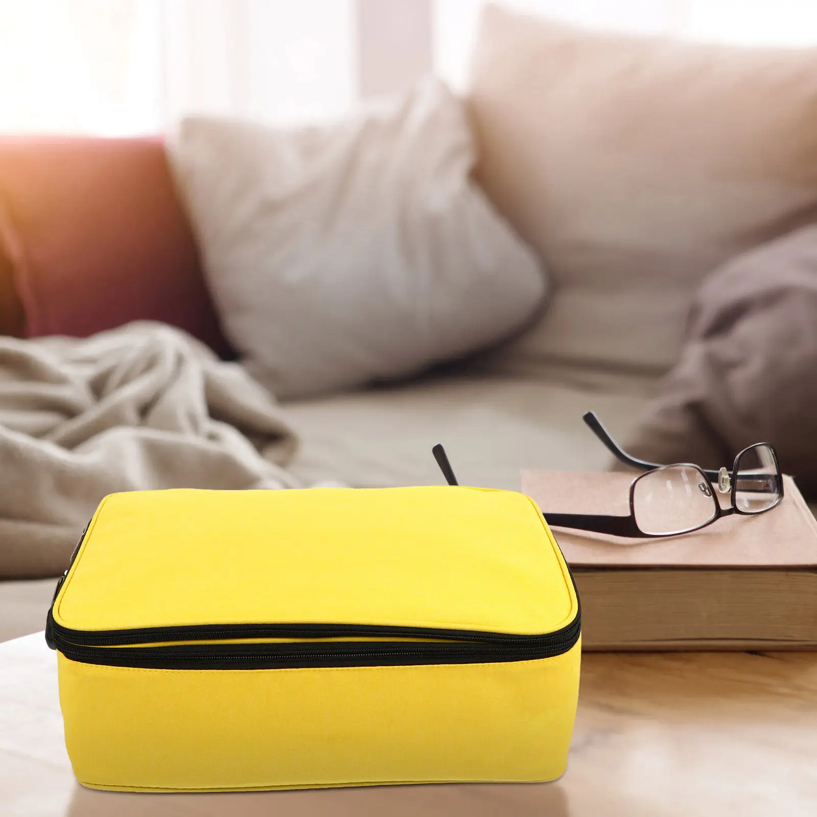 

Сумка для хранения карт, 1 шт., большая вместительная сумка для документов, незаменимая вещь для деловых поездок, водонепроницаемая, из катионной ткани, с двойной молнией, плотно закрывающаяся.