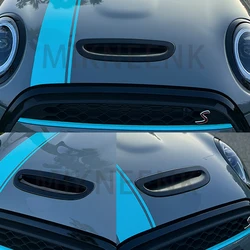 Front Engine Hood Bonnet Vent Scoop Cover Frame For Mini Cooper S JCW F54 F55 F56 F57 Carbon Fiber Pattern Air Outlet Trim Parts