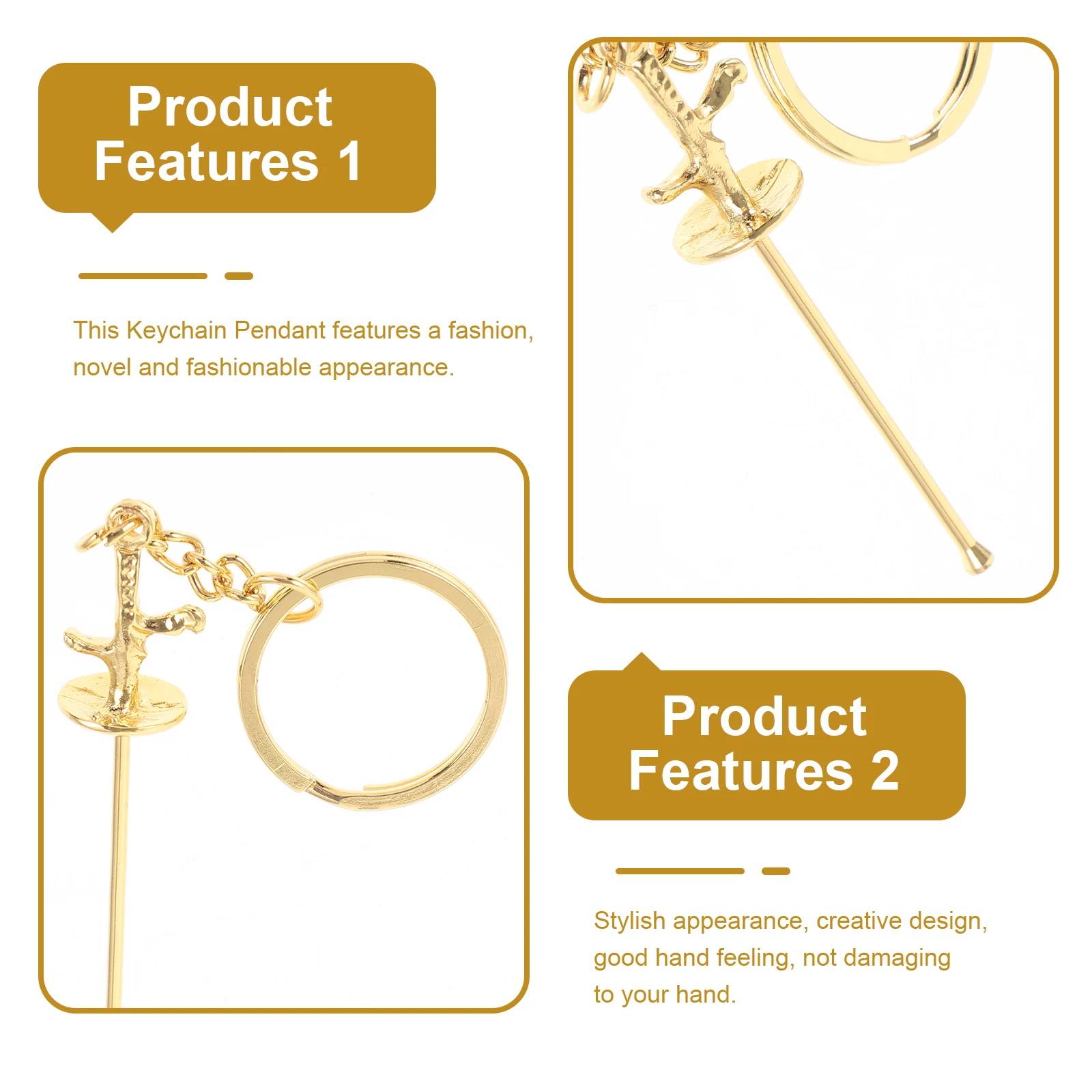 

Fencing Keychains Gold Silver Plated Epee Foil Pendant Sports Keychain Metal Bag Charm Birthday Gift