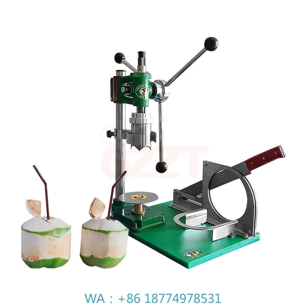 1. Commercial Coconut Opener Labor‑Saving Structure for Fresh Emperor Coconut Shell Hole Opening and Peeling Shop Operation