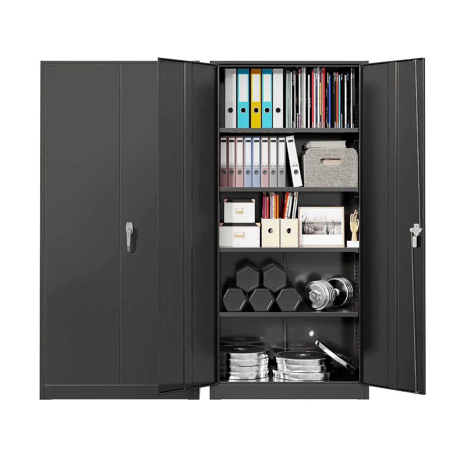 Metal Storage Cabinet with Lock, 71