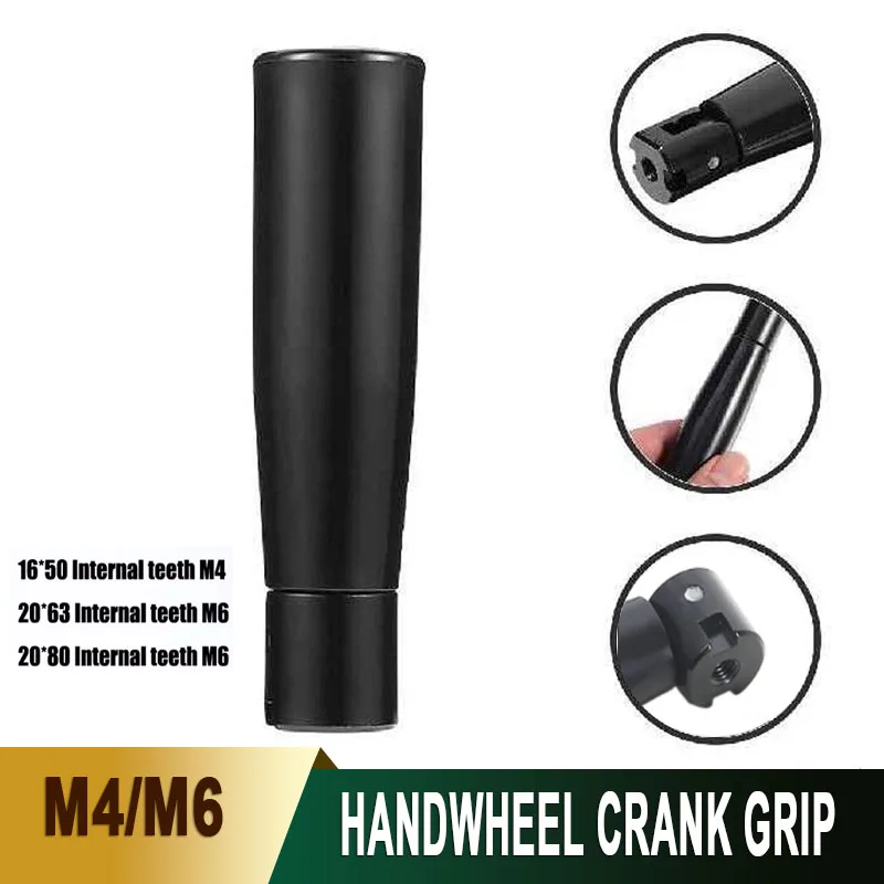 1/2/5Pcs Foldable Revolving Bakelite Machine Tool Handle 90 Degree Fold-Away Handwheel Crank Grip Female Thread M4 M6 for Lathe