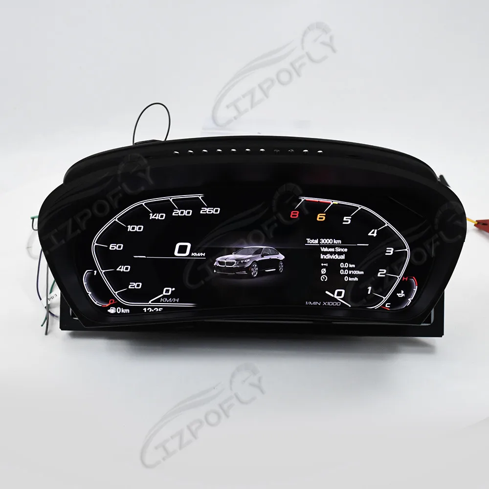 M Sport Carplay For BMW 5 series E60 E61 2003~2009 Car Digital Cluster Virtual Cockpit Dashboard Speed LCD Meter Screen