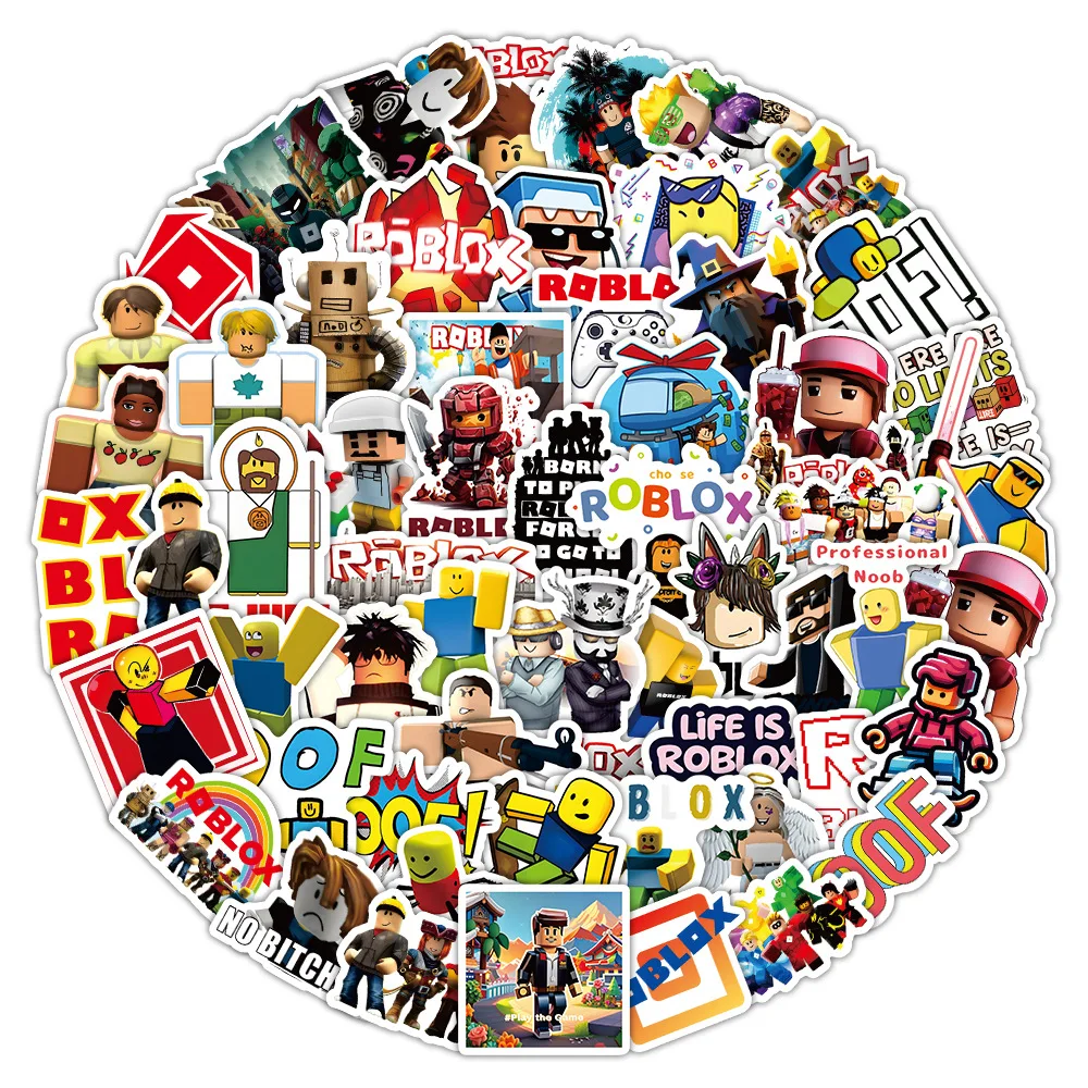 Gaming Accessories Roblox - 60pcs Classic Roblox Themed Doodle Stickers