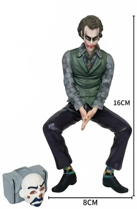 16cm Cheap Sale Heath Ledger Joker The Dark Knight of the Batman Action Figure Toys