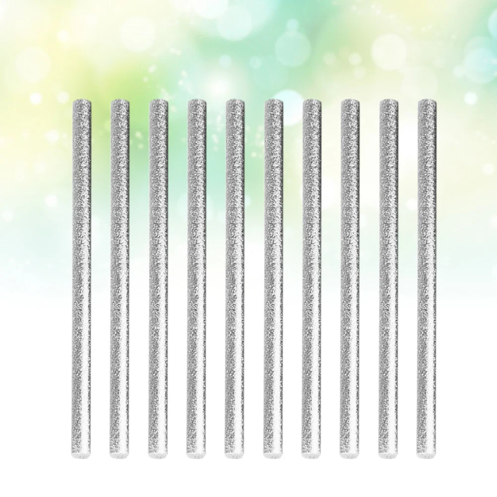 

100 Pcs Glue Stick Craft Sticks Hot Melt Adhesive Colorful Craftwork Glitter Bulk Diy