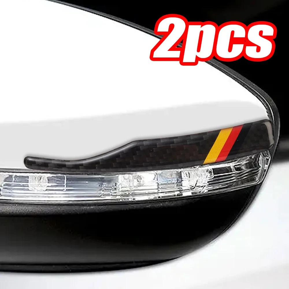 

2 шт., защита для зеркала заднего вида автомобиля, универсальный авто дождь, бампер для бровей, углеродное волокно, противоударная полоса, декоративные аксессуары