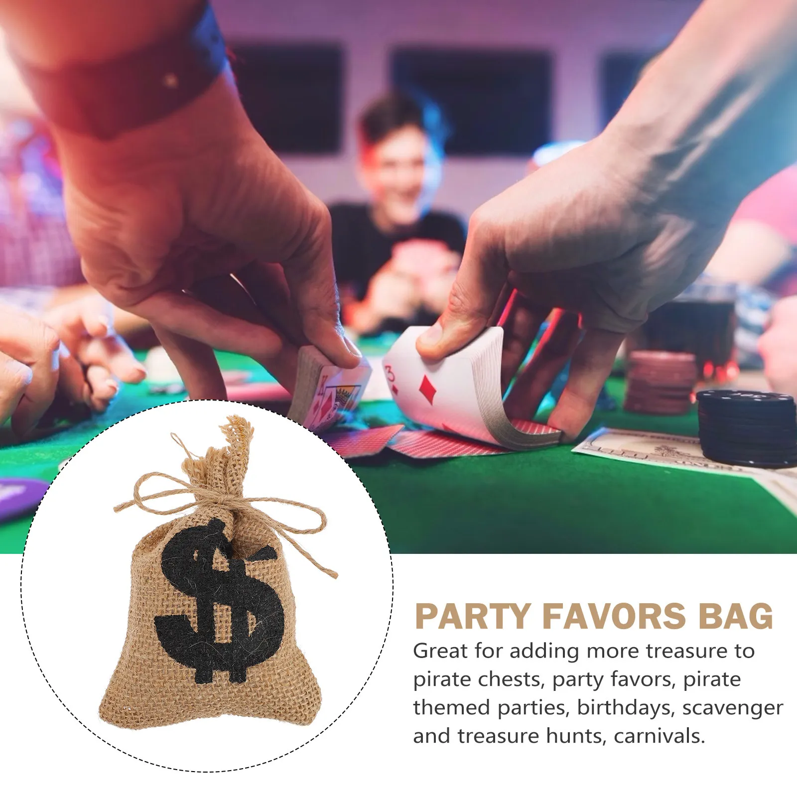 

Набор из 4 мешочков на шнурке для денег и монет, для украшения вечеринок в пиратском стиле, хранения подарков на фестивалях