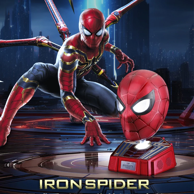 

Killerbody Bluetooth Anime Mask Headset Iron Spider Man Collectible Model Toy Chinese Original Design Robot Helmet Action Figure