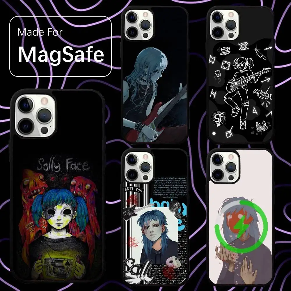 

Game Sally Face Larry Phone Case For iPhone 17,16,15,14,13,12,11,Pro,Max,Plus,Mini,SE,Air Magsafe Magnetic Wireless Charging