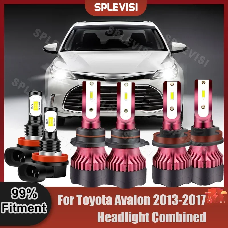 

Plug And Play 9005 H11 High Beam Low Beam H11 Fog Lamp Bulbs Conversion Kit For Toyota Avalon 2013 2014 2015 2016 2017 White