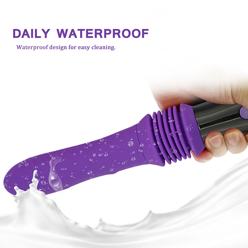 Wireless Remote Control Telescopic Cannon Machine, Women's Pull-out Vibration Massage Orgasm Masturbation Device, Adult Sex Toy - Image 4