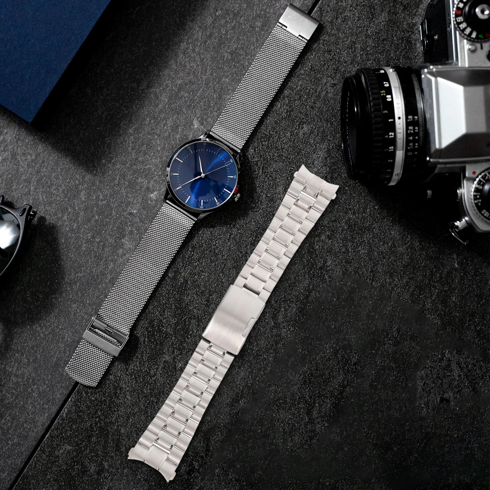 

Stainless steel watch band 24mm Stainless steel watch band Stainless steel watch band 24mm Stainless steel watch strap