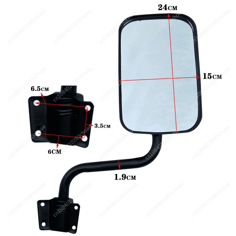 مرآة الرؤية الخلفية للمركبة الزراعية، عاكس رؤية كبير لعربة البغل