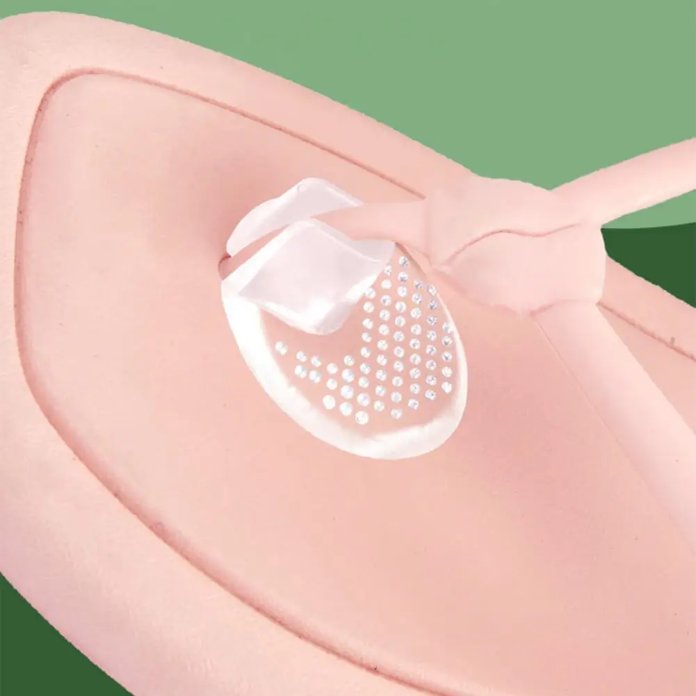 Flip Flop Toe Cushions Gel Pads for Thong Sandals No Slip Silicone Flip Flop Inserts Self Adhesive Toe for Pain for Sandals