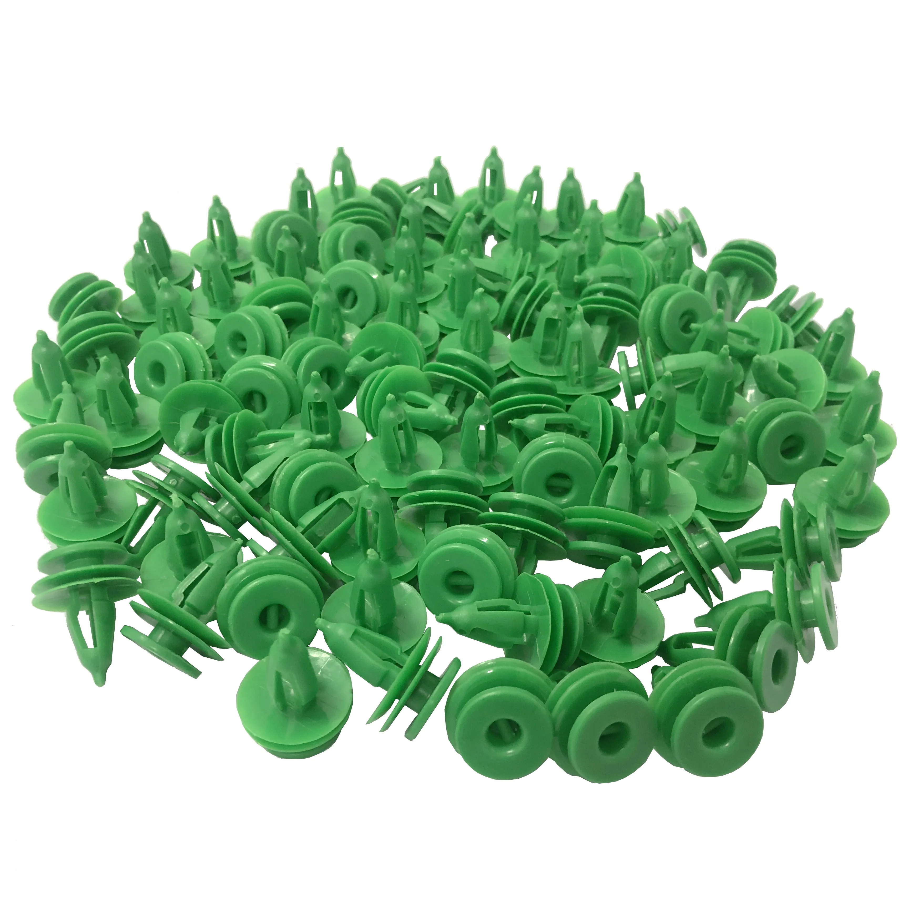 100PCS Car Door Panel Trim Fasteners  Accessories Green Plastic Pistons Clips For Chrysler WJ Jeep Grand Cherokee 6503204