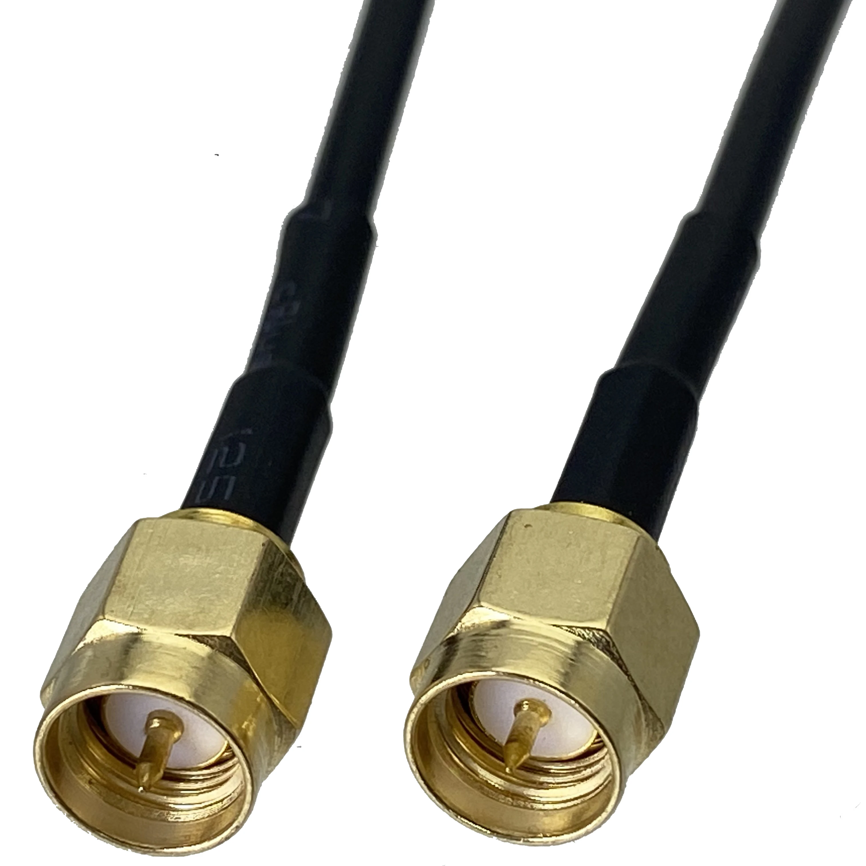 RG174 SMA to SMA RP SMA Male Plug & Female Jack Crimp Straight & Right Angle RF Coaxial Connector Pigtail Jumper Cable 4inch~3M