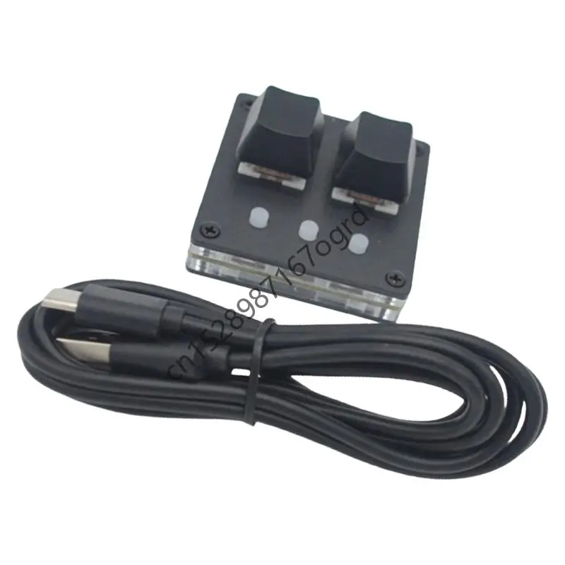 

Efficient 2 Key Keyboard With Customizable Functions And TypeC Connection 634A