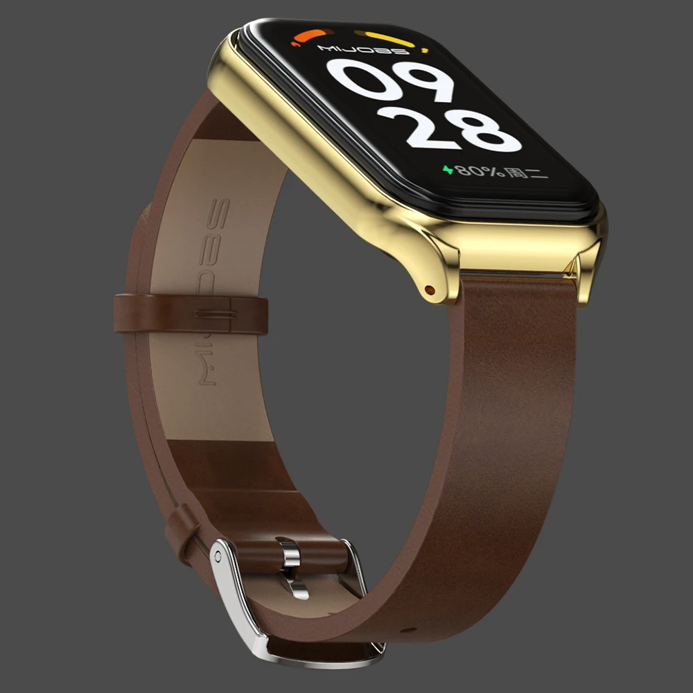 Ремешок для Xiaomi Redmi Band 2, сменный кожаный браслет для смарт-часов Redmi Band 2 Correa