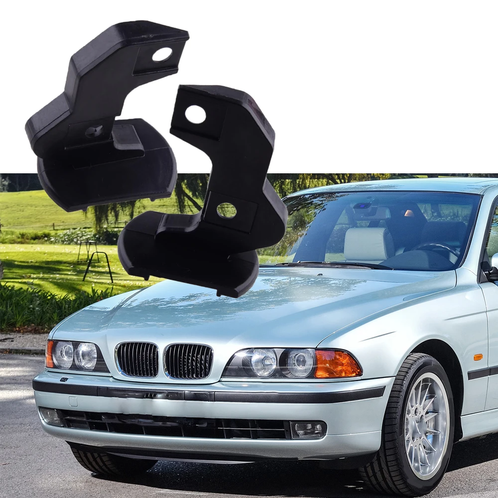 Front Bumper Support Bracket Mount Left & Right For BMW 5-Series E39 520i 523i 528i 530 540i 51118159361 51118159362