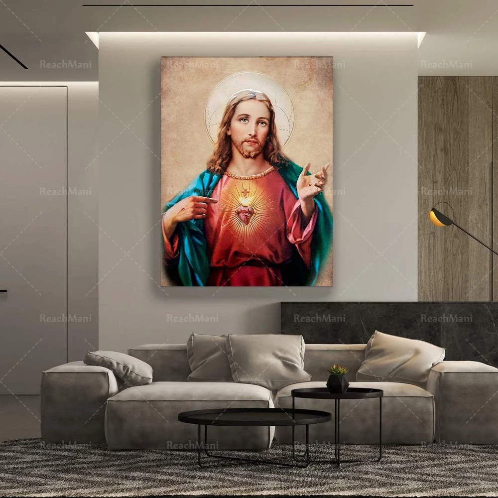 Canvas Hd Prints Pictures Wall Jesus Artwork Painting Home Decor Modular Poster For Living Room