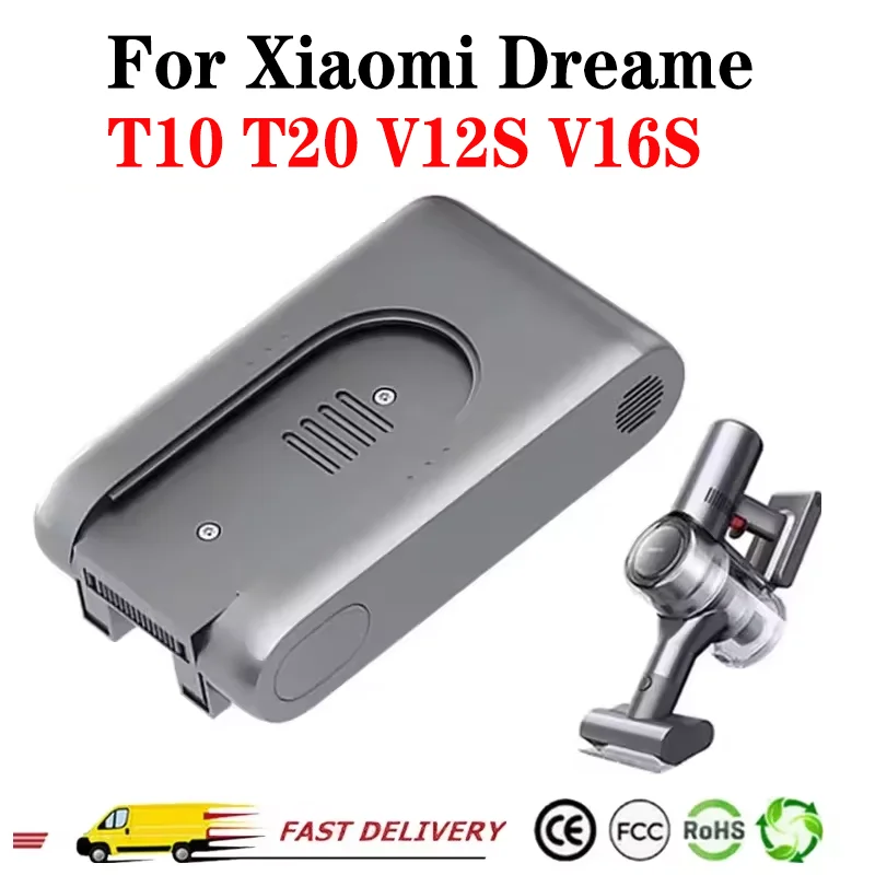 2025 nouvelle batterie de remplacement 25.2V 5000mAh pour aspirateur sans fil Xiaomi Dreame T10 T20