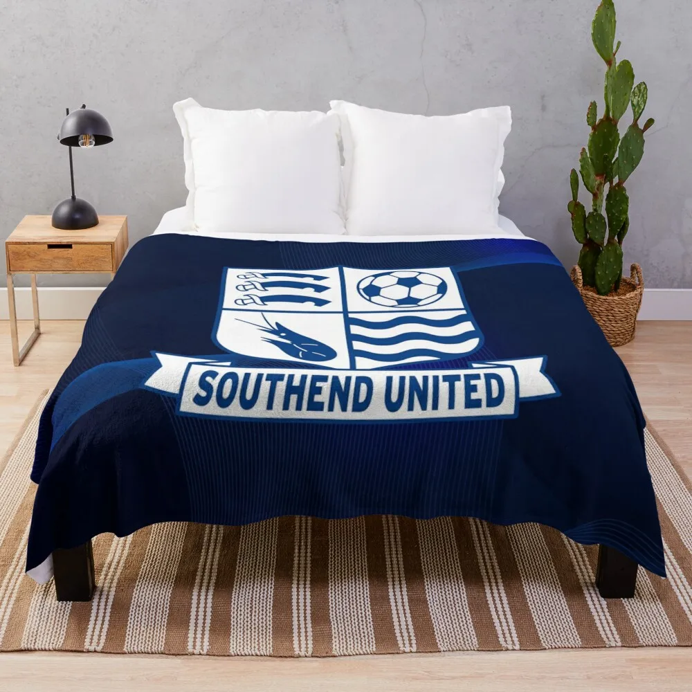 Southend United FC Throw Blanket christmas gifts Luxury Brand Blankets