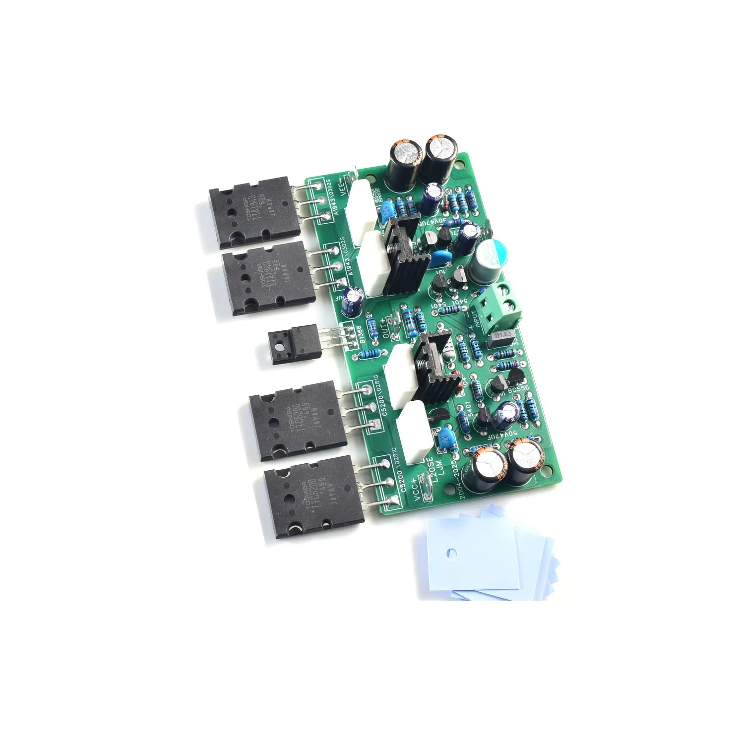 

Bass Gun L20SE Toshiba A1943 C5200 200W 8R Mono Assembled Amplifier Board