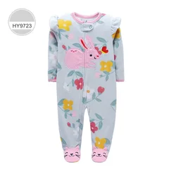 Newborn Infant Baby Boy Girl Romper Spring Autumn Polar Fleece Long-Sleeve Jumpsuit Warm Toddler Baby Clothes For a 0-12 Months