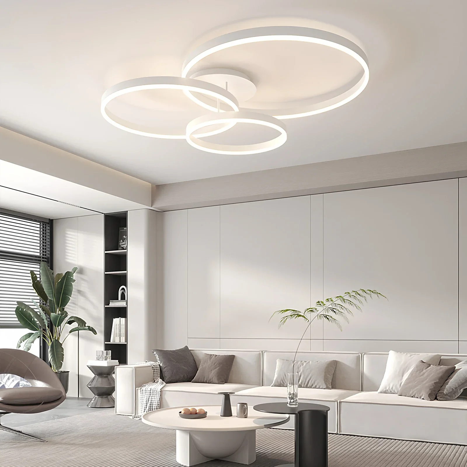 Smart Ceiling Chandeliers for Bedroom Living Room Decoration Modern Intelligent Remote Control Chandelier Ceiling Lights