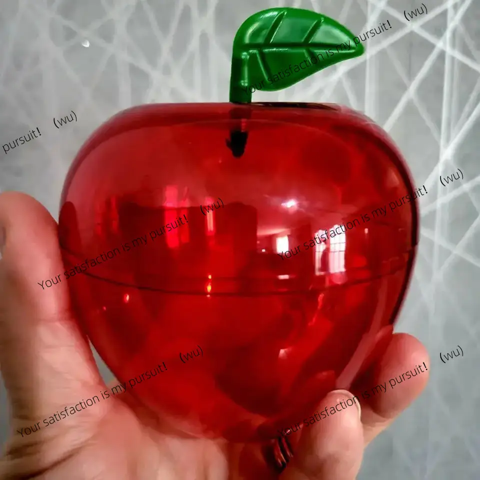 ZOCI-Wedding Party Candy Box Snack Container Toy Apple Shape Shatterpoof Fruit-Shaed Candy Case Christmas Party Decoration