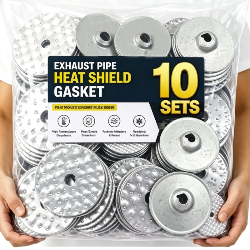 Automotive Engine Gearboxes Heat Shield Gasket Repair Kit for Fastening Washers Nut Spacers Nut Protection Plate Accessories