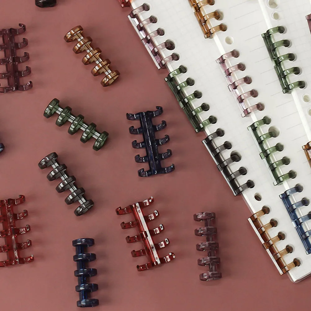 

15pcs Premium Leaf Binder Smooth Creative Stationery Supplies For File Binder Home Office School Scrapbook Binding