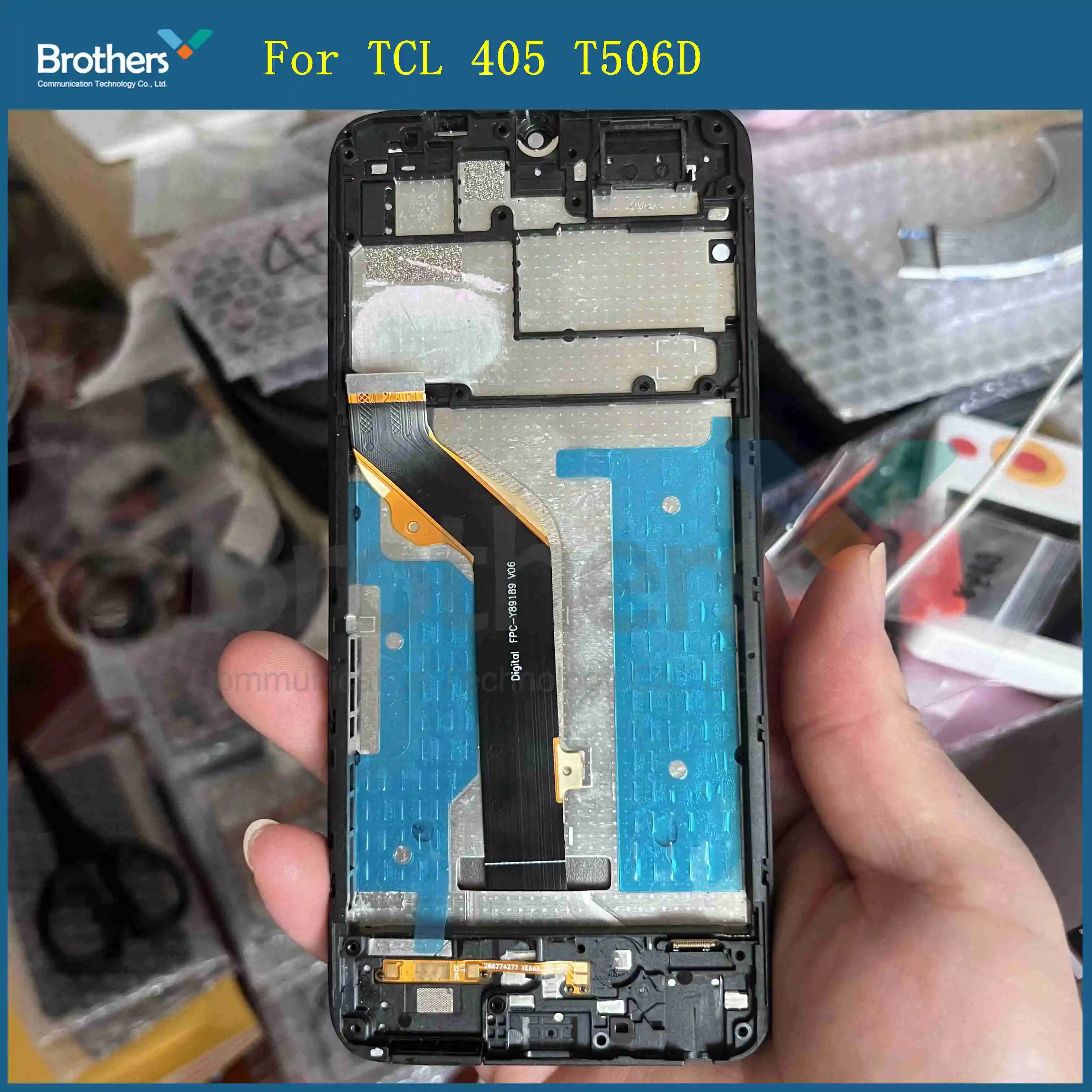 6.60inch For TCL 405 406 405A 405K 405J Assembly LCD Display + Touch Screen Panel Replacement for TCL T506D T507D Cell Phone