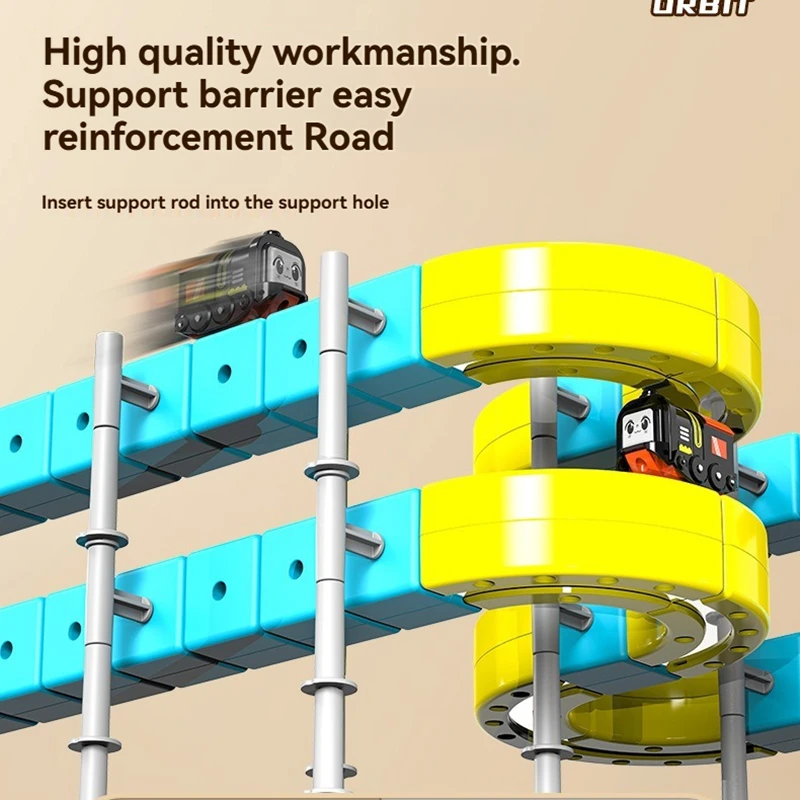 

Волшебный 3D трековый автомобиль: трансформируемые антигравитационные магнитные высокоскоростные строительные блоки поездной дорожки для мальчиков, подарок на день рождения и праздник