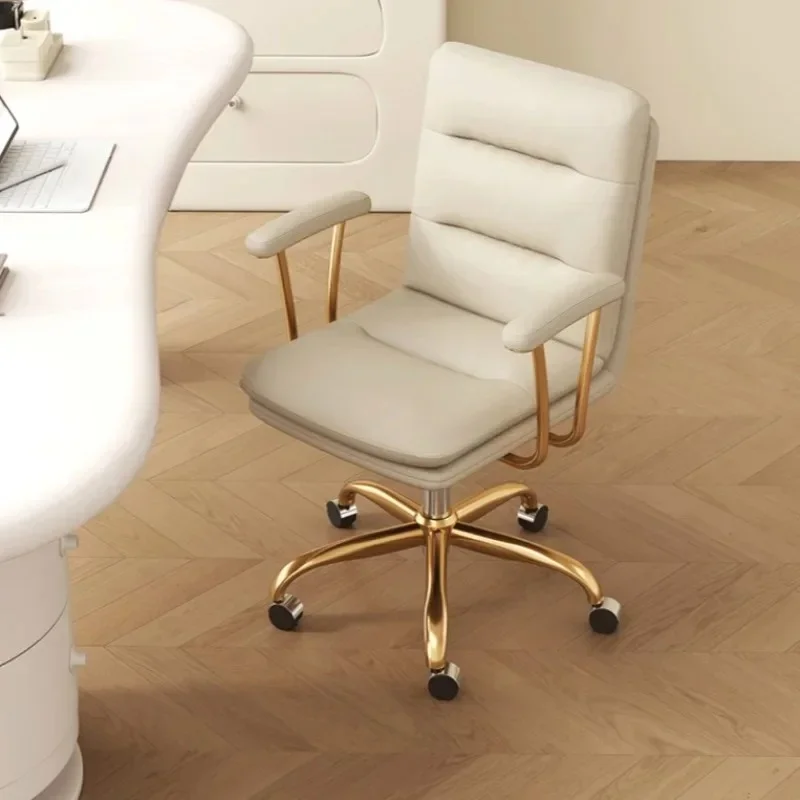& Swivel Ergonomic Office Chair with Lifting Mechanism Comfortable Computer Seating for Dormitory Home Office Scandinavian Gamin