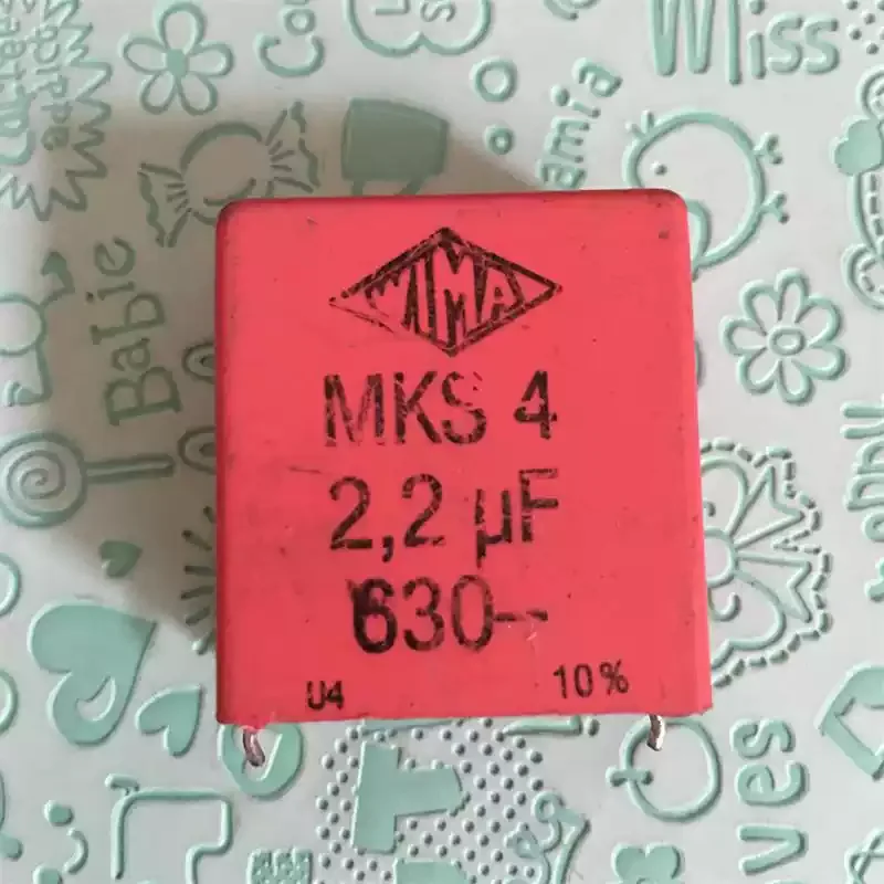 

10-100 шт. немецкий тонкопленочный конденсатор WIMA MKS4 2,2 мкФ630 В с бесконечным разделением частоты