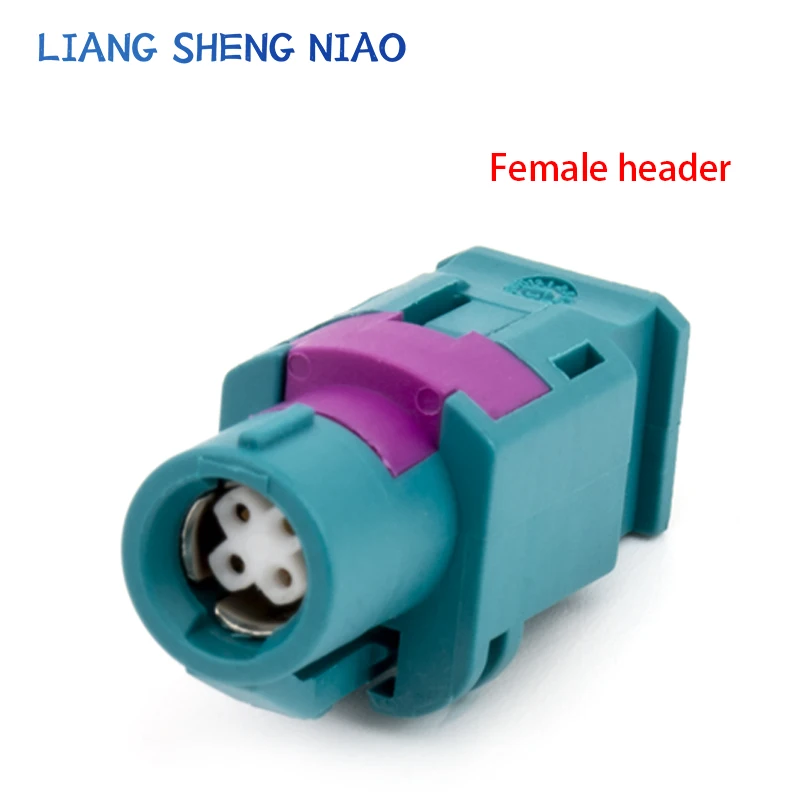Automotive RF coaxial connector LVDS4P HSD 4P male and female connectors