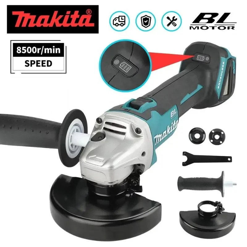 

Makita Cordless 100mm DGA404 Grinding Polishing Cutting Machine Tool Brushless Electric Angle Grinder 18V Metal Wood Grinder
