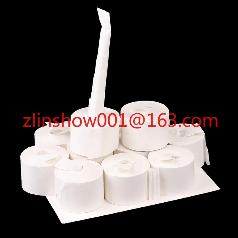 (White) Round 12 Pcs/Pack Paper Magic Tricks Close up Street Magician Magic Accessories