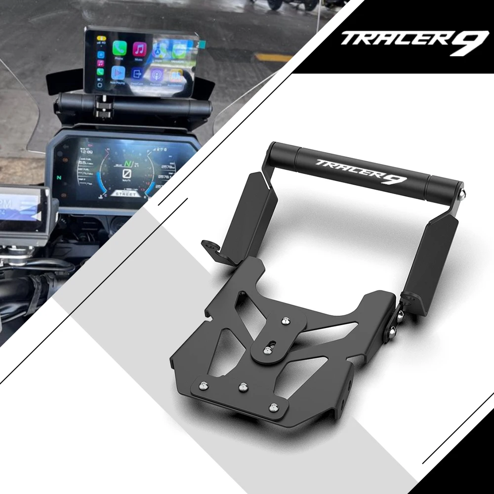 

Tracer 9 GT+ GPS Navigation Phone Holder For YAMAHA Tracer 9GT+ Plus Tracer9gt 9gt+ 2023 2024 Cellphone Bracket Extension Holder