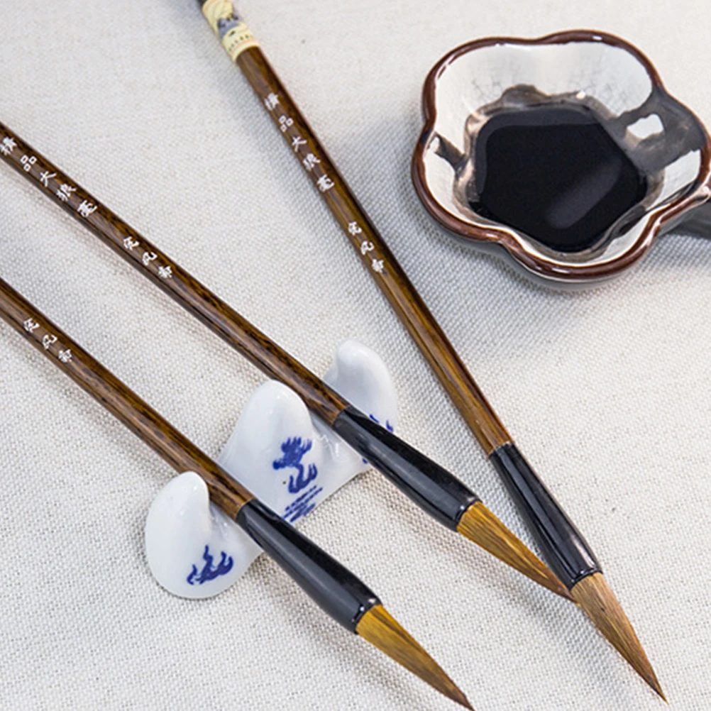 3 قطعة مجموعة فرشاة الخط الصيني مرنة ماصة للماء فرش فنية ل سومي اللوحة زهرة الطيور رسم ابن عرس أقلام الشعر #4
