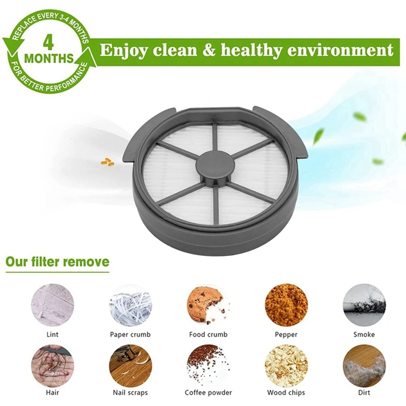 ハンドヘルド掃除機の交換部品、フロントフィルターアクセサリー、puppyoo t12およびt12 plus、3個