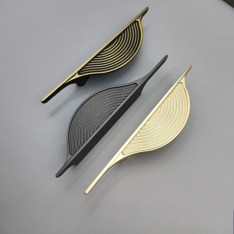 

New Chinese Style Semiellipse Furniture Handles Bedroom Wardrobe Dresser Nightstand Handles Kitchen Cabinet Drawer Handles