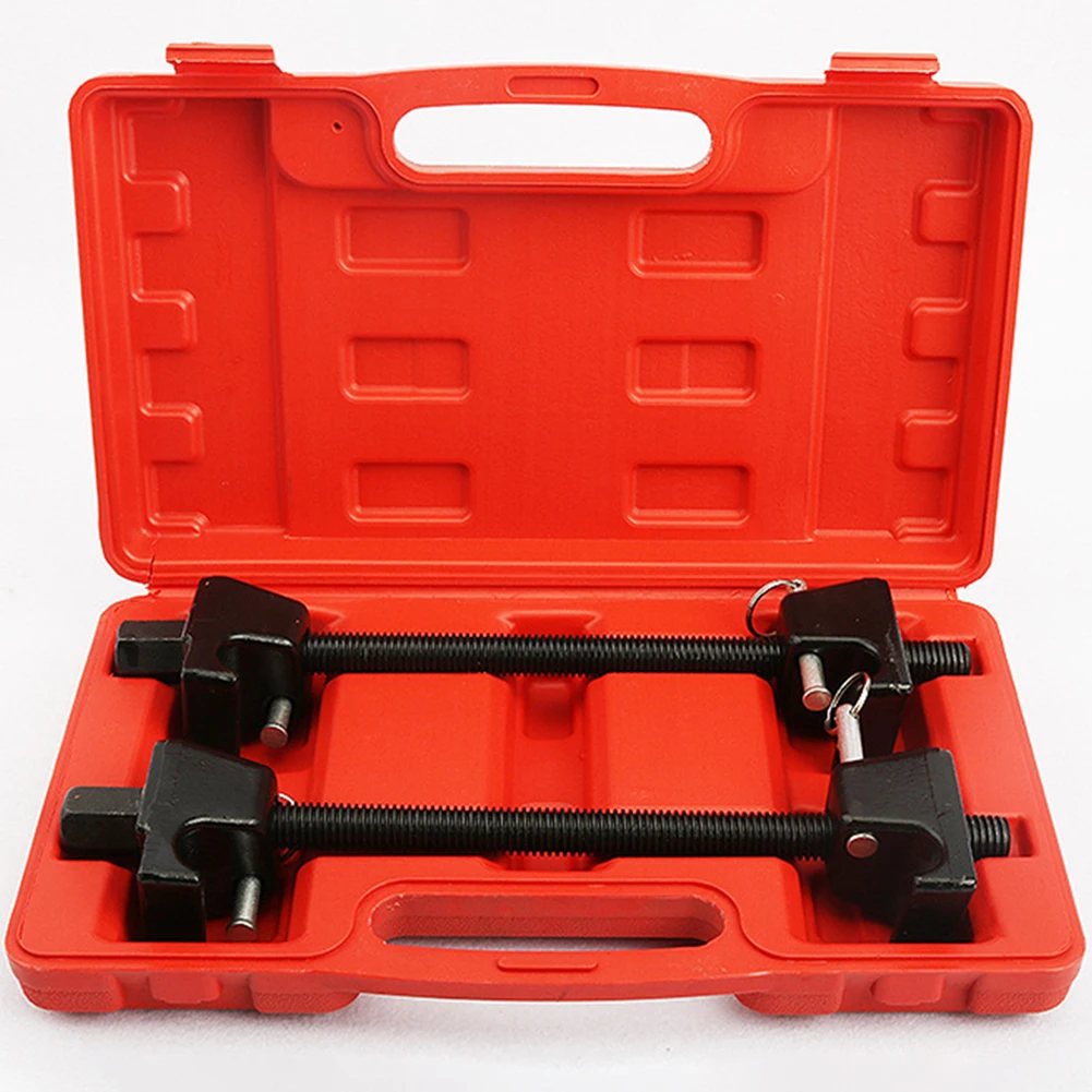 1 Set Remover Shock Absorber Professional-Grade Heavy Duty Strut Coil Spring Compressor Clamp Set for Macpherson Car Repair Tool