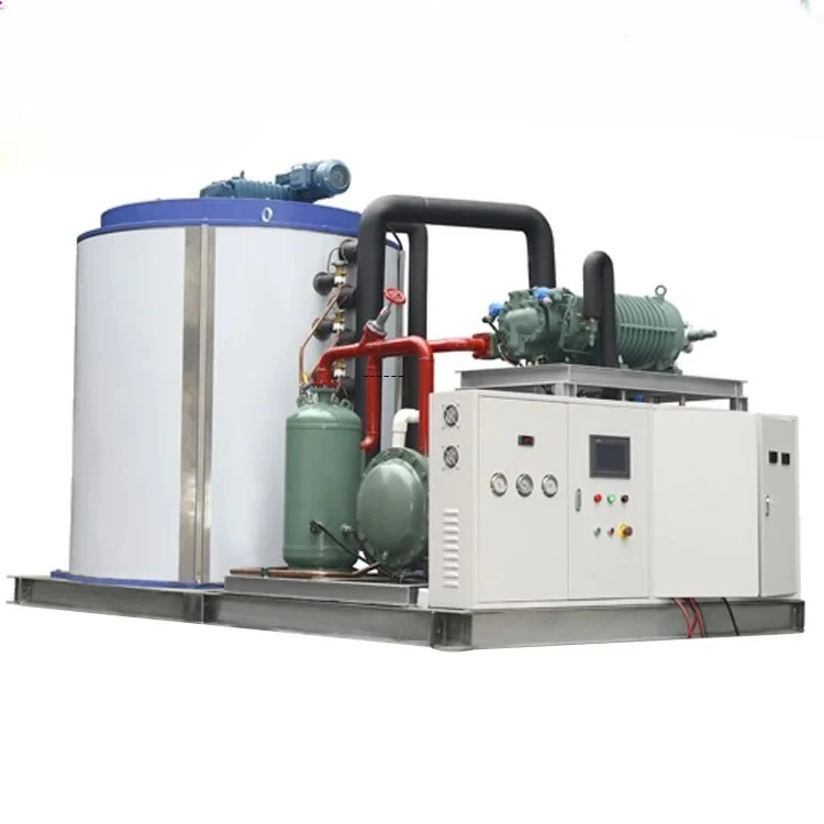 

CHKJ 20ton/Day Flake Dry Snow Ice Machine Easy to Operate with Bitzer Compressor for Industrial and Home Use Used Condition