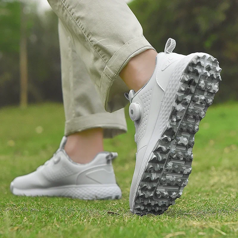 Professional Lightweight Golfer Footwear Outdoor Golfing Sport Trainers Athletic Sneakers Women Waterproof Golf Men Shoes