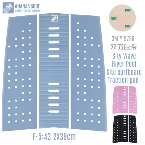 Ananas Surf Surfboard Deck Front Foot Pad Nonslip Kitesurfboard City Wave Traction Grip Pad